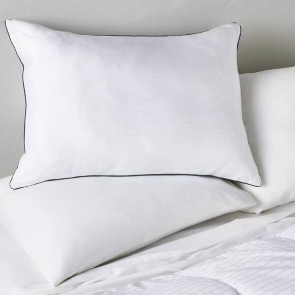 Casaluna Firm Cool Plush Bed Pillow White - Picture 1 of 5